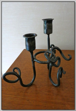 Candle holder - 9"h